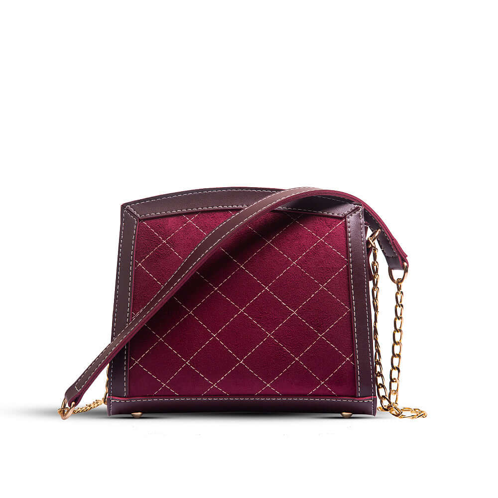Glamelvara Ruby Suede Crossbody