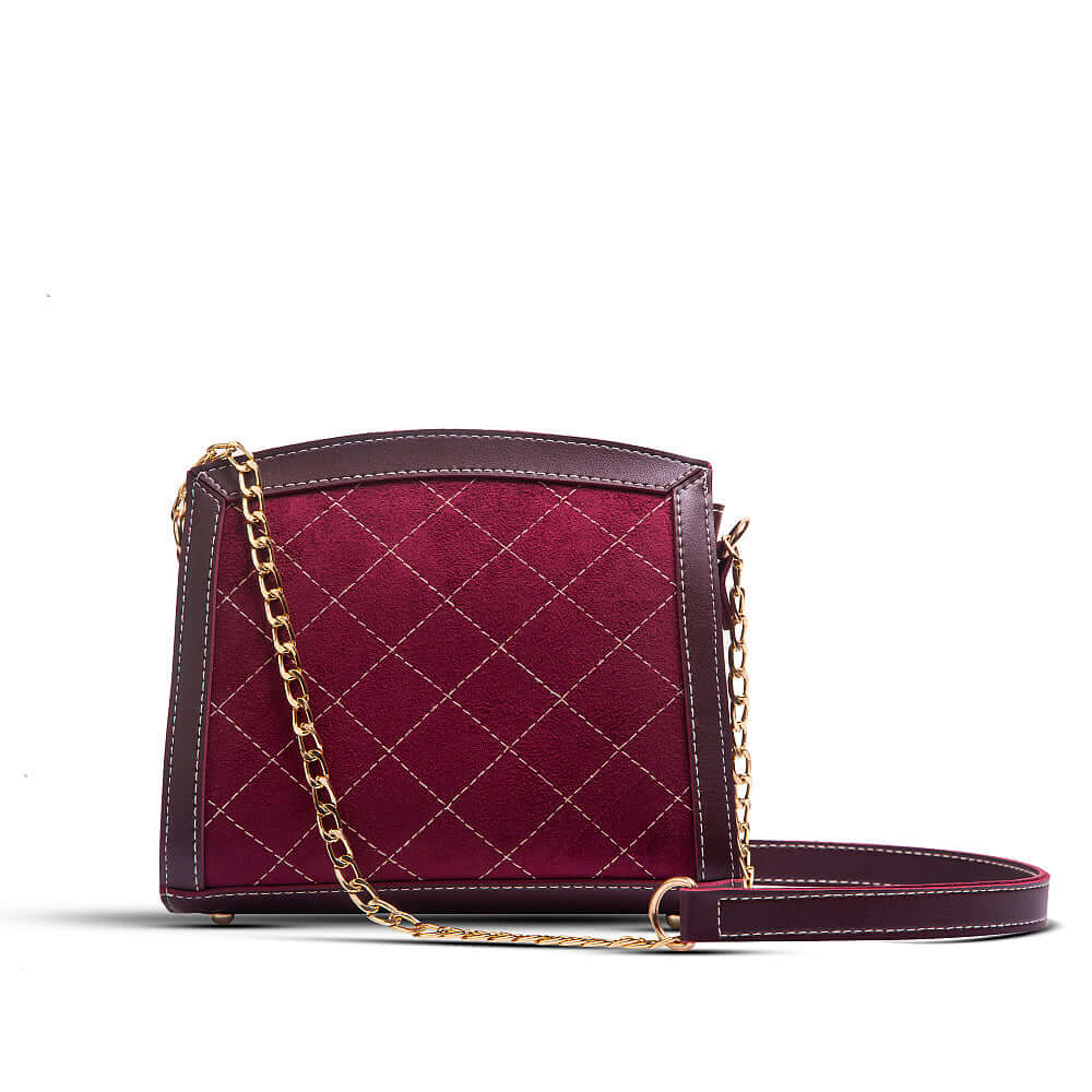 Glamelvara Ruby Suede Crossbody