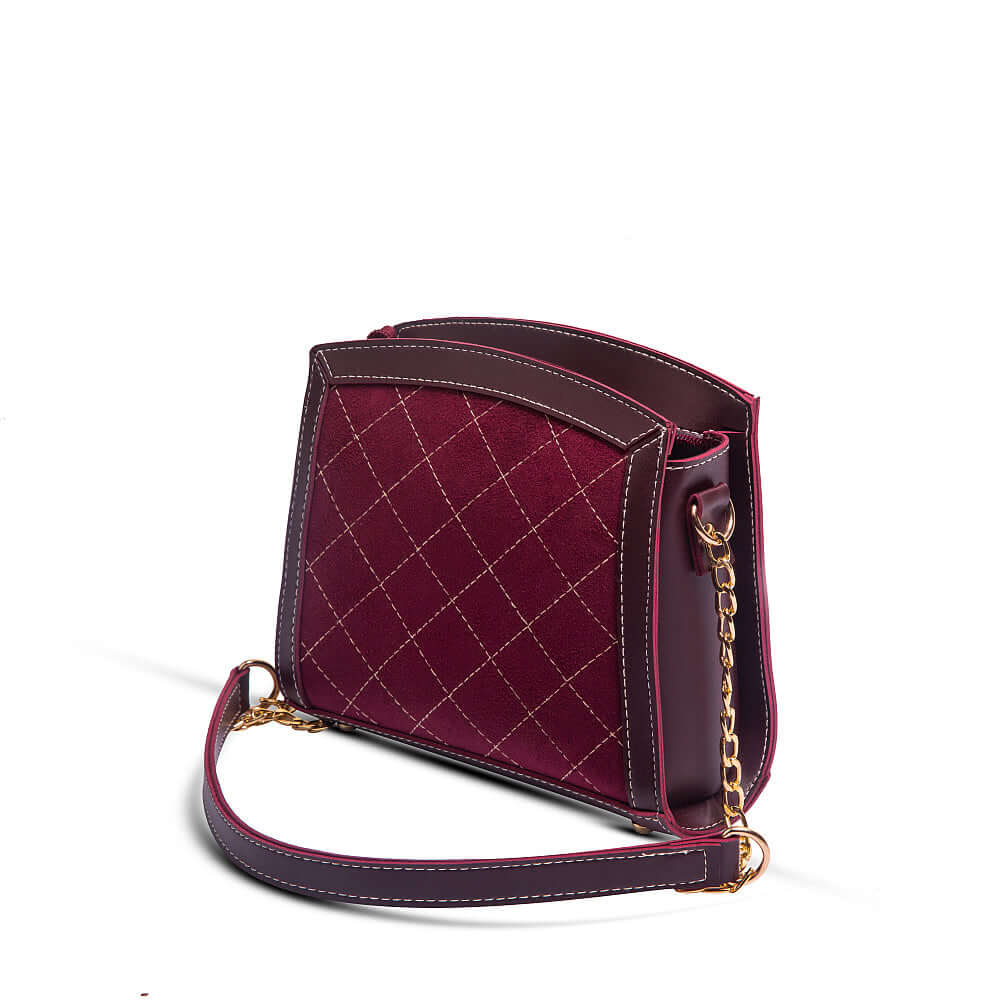 Glamelvara Ruby Suede Crossbody