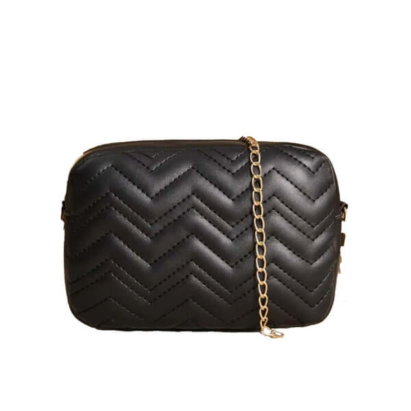 Glamelvara Quilted Noir Crossbody