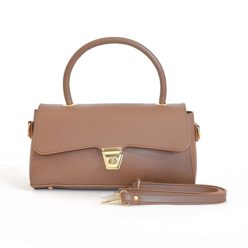 Glamelvara Classic Barrel Satchel