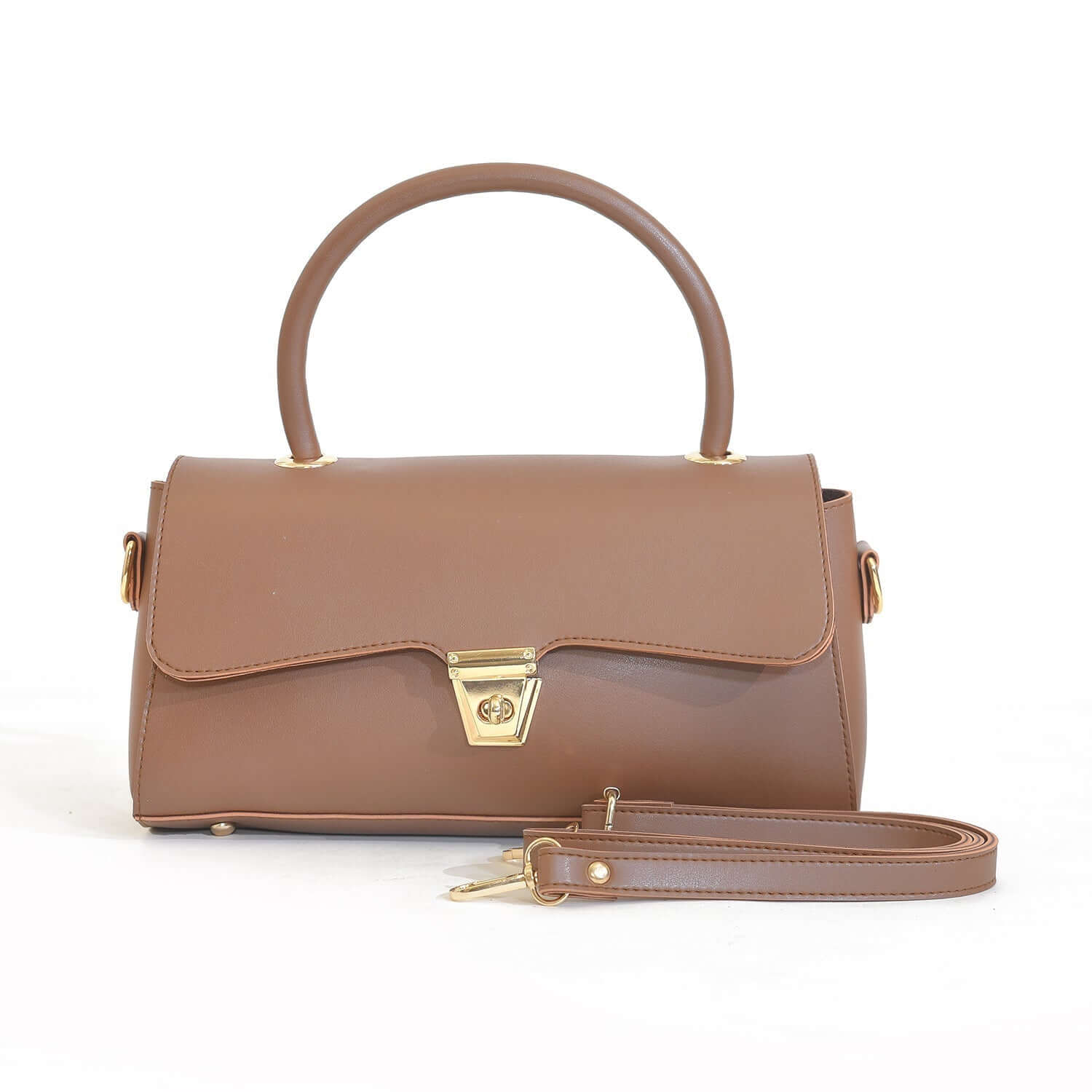 Glamelvara Classic Barrel Satchel