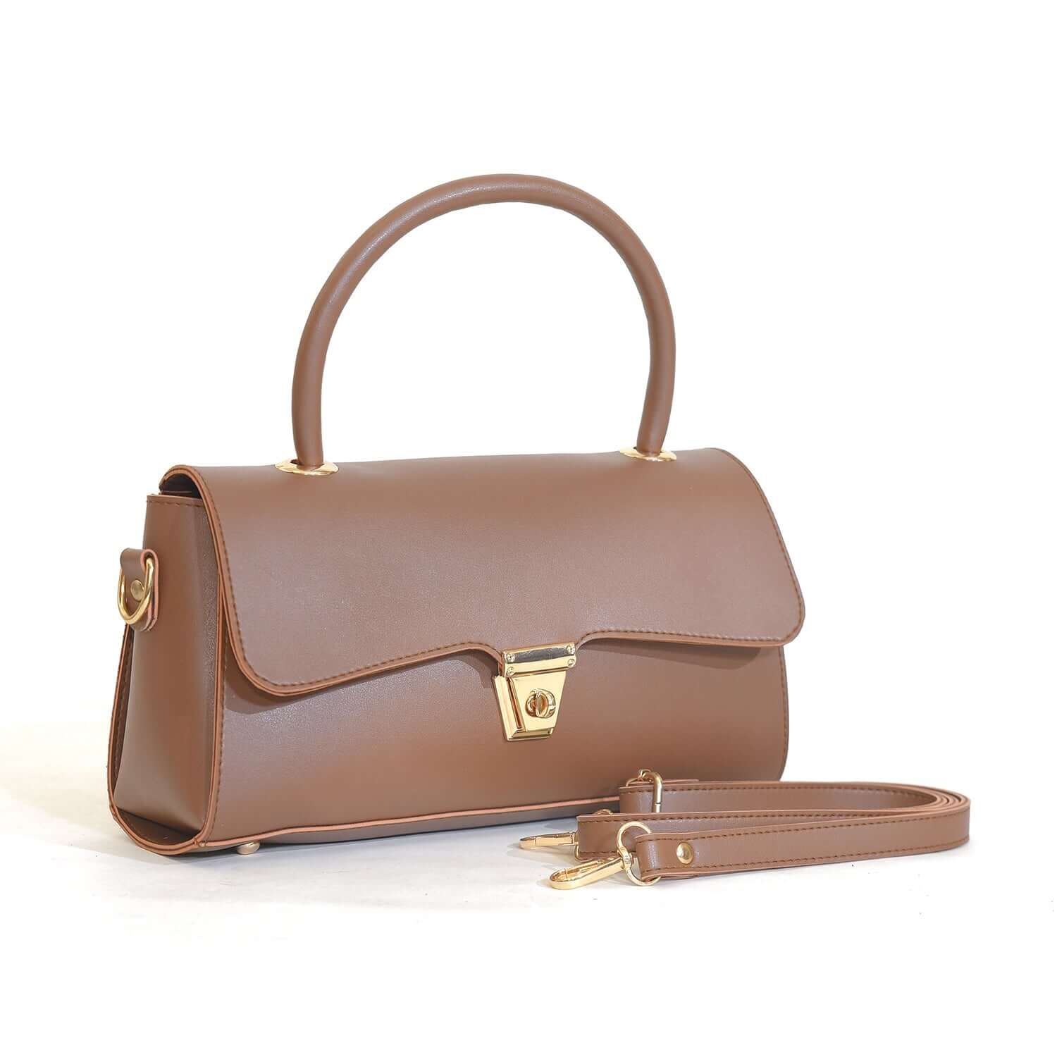 Glamelvara Classic Barrel Satchel
