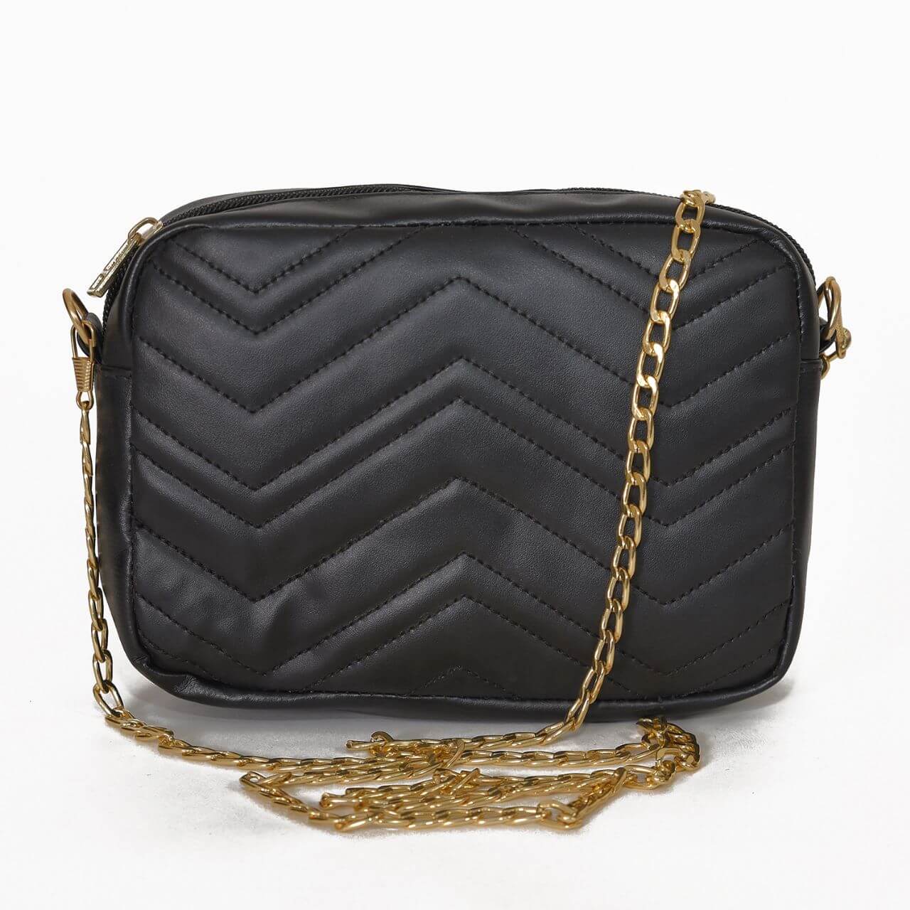 Glamelvara Quilted Noir Crossbody