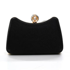Glamelvara Midnight Pearl Luxe Clutch